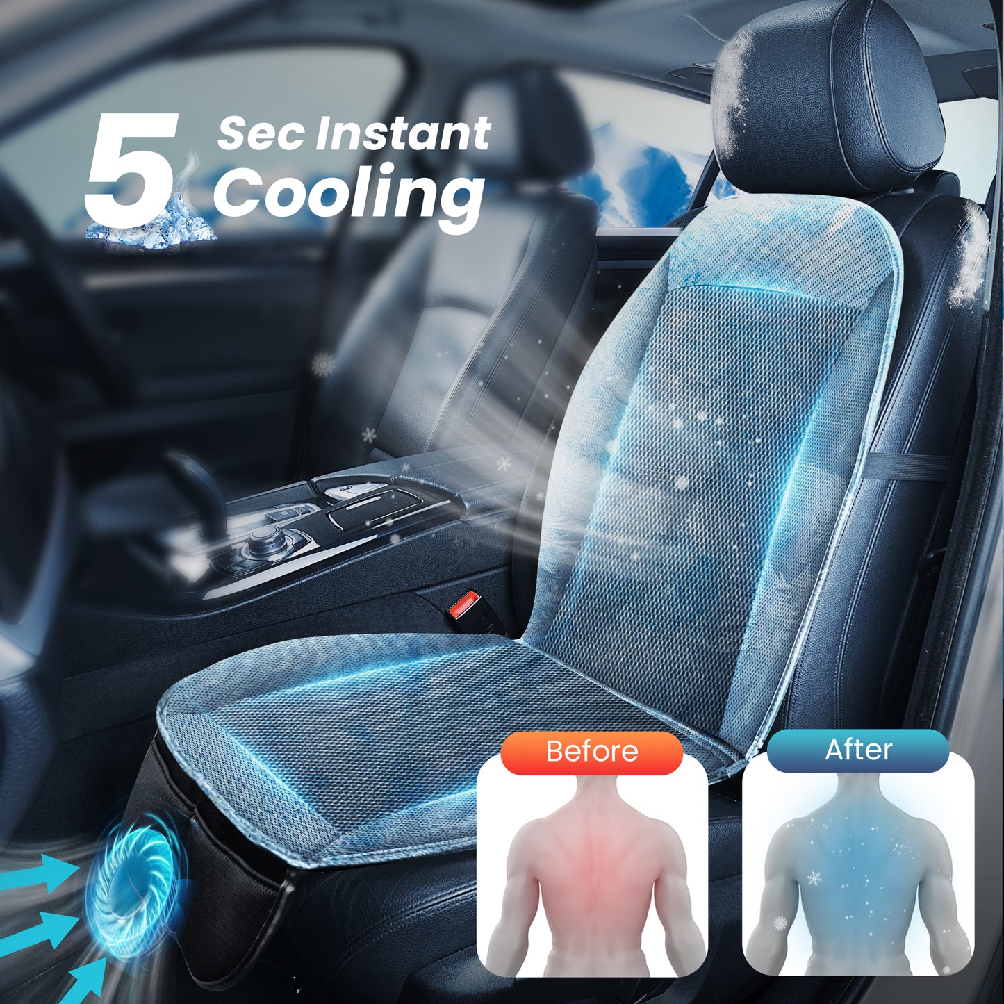 Therazzagge Cooling Seat Cover for Car