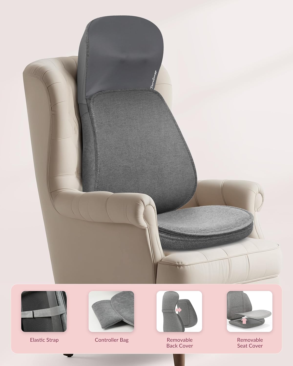 Therazzage Shiatsu Neck Back Massager with Heat
