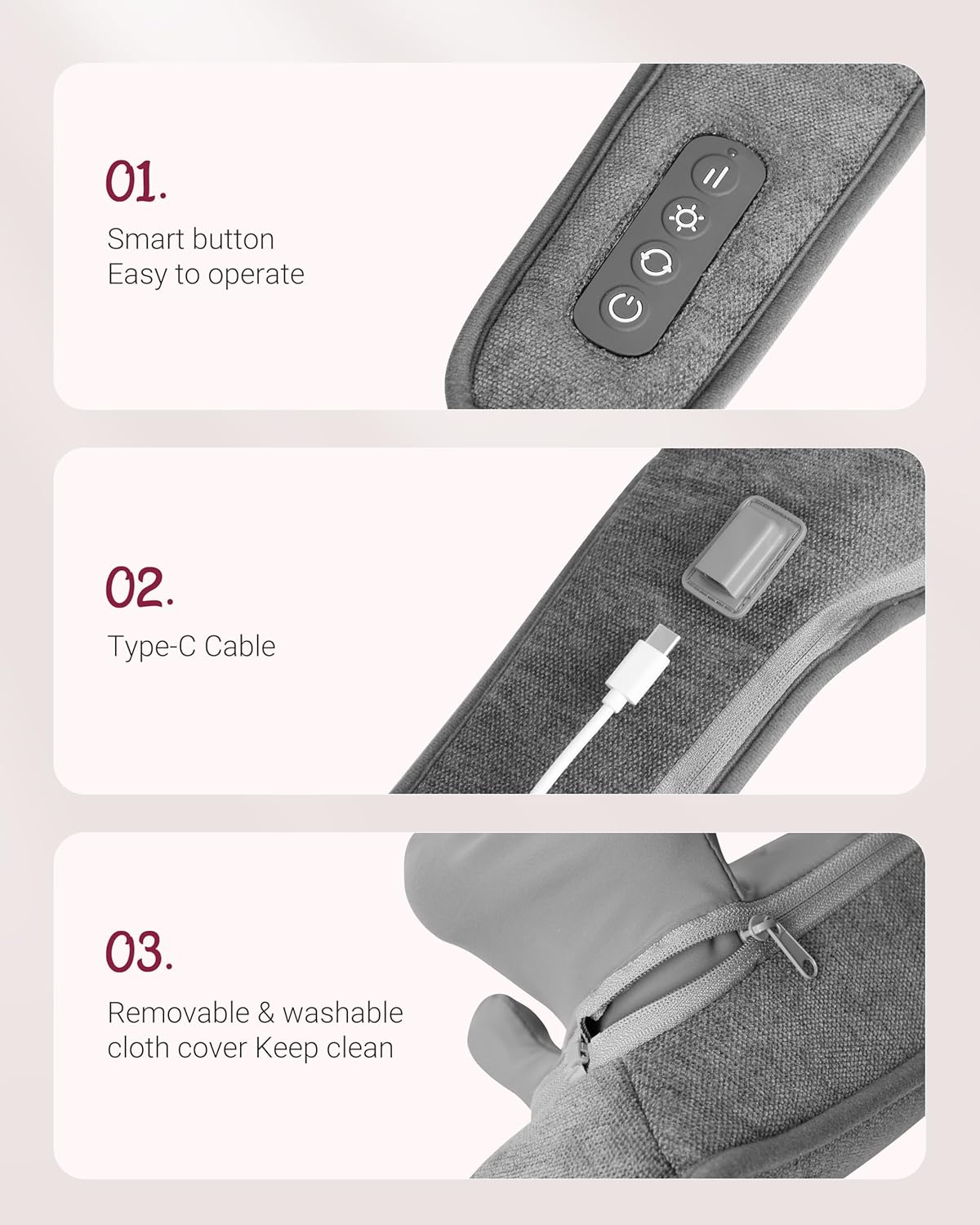 Therazzage shoulder massager with Heat