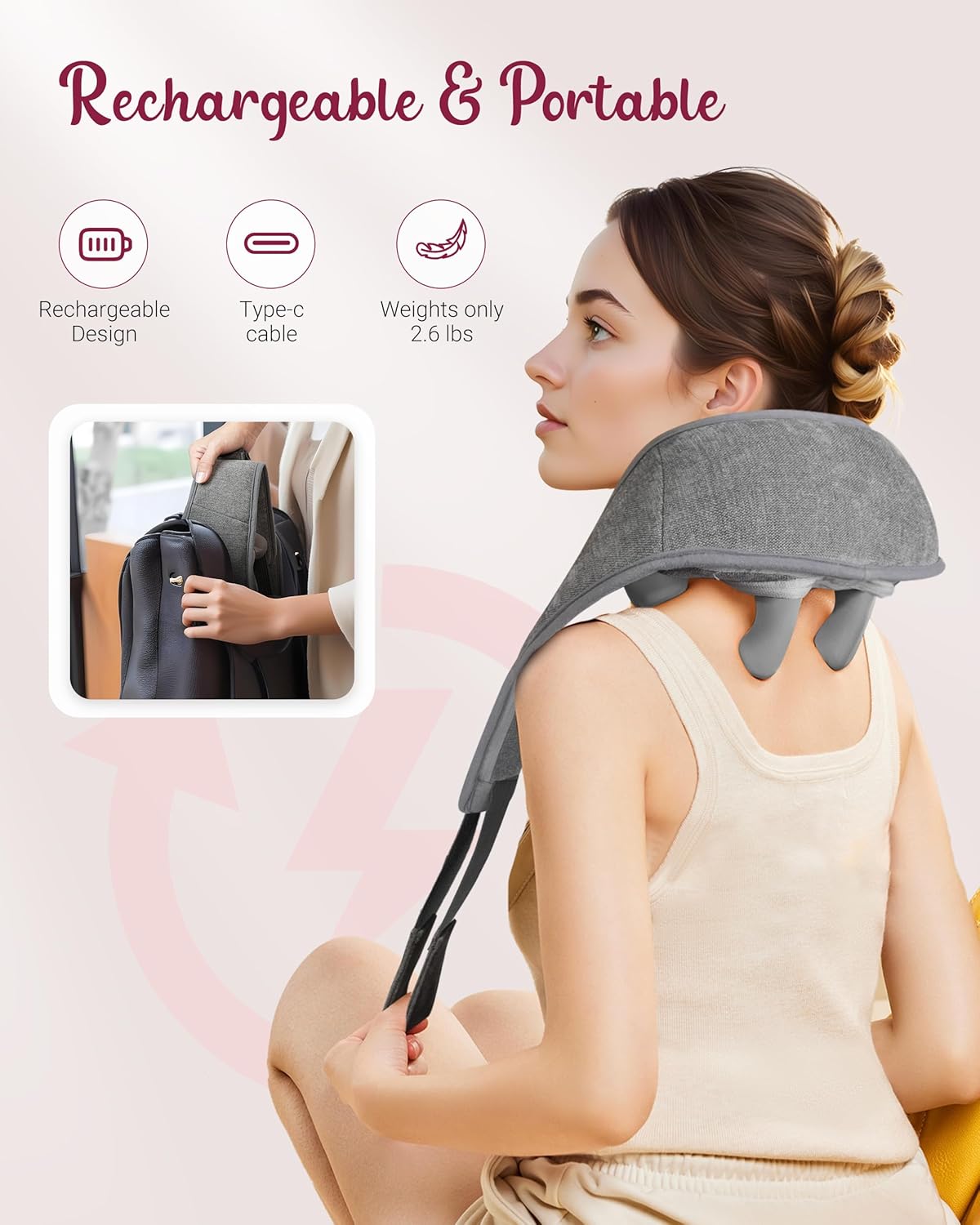 Therazzage shoulder massager with Heat