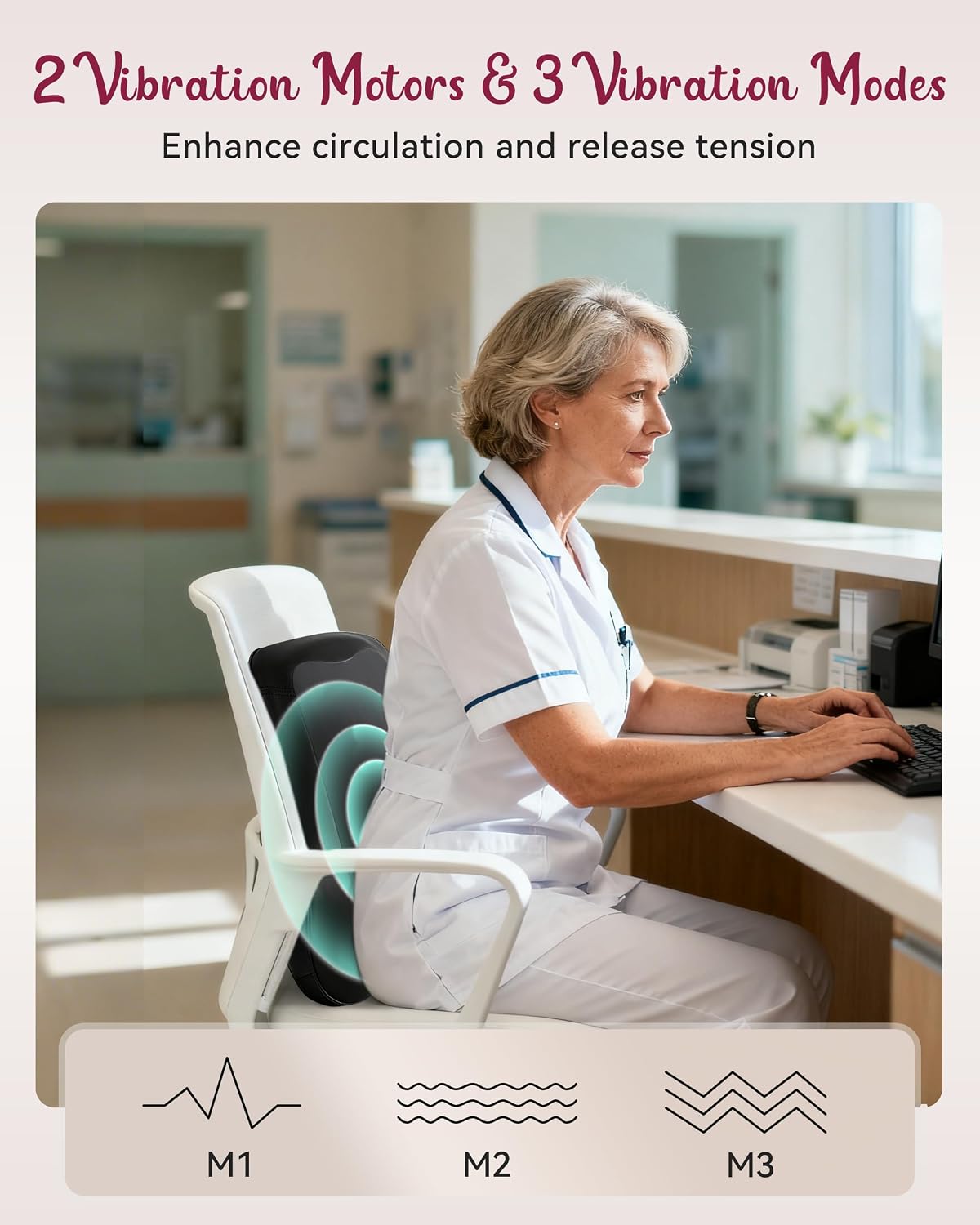 THERAZZAGGE Back Massager for Pain Relief Deep Tissue